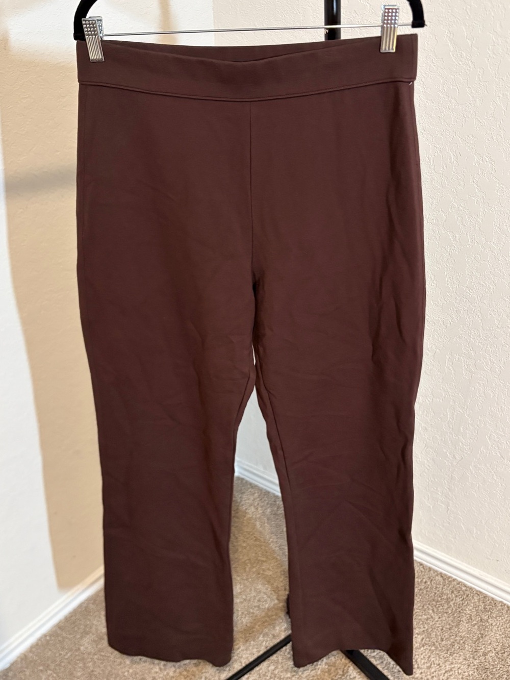 rag & bone Wide-Leg Pull-On Pants In Expresso